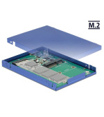 Delock 2.5” Konvertor USB 3.1 Micro-B samice > M.2 / mSATA s pouzdrem