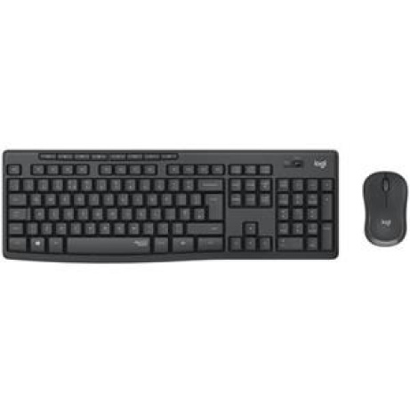 Logitech klávesnice s myší Wireless Silent Combo MK295, HUN, silent, grafitová