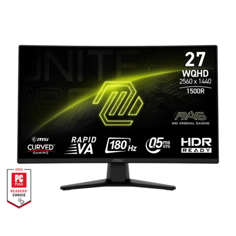 MSI MAG/274CQF/27"/VA/QHD/180Hz/0,5ms/Černá/3R