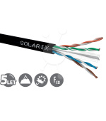 Instalační kabel Solarix CAT6 UTP PE Fca venkovní 500m/cívka SXKD-6-UTP-PE