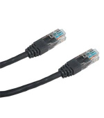 DATACOM Patch cord UTP CAT6 0,5m černý