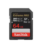 SanDisk SDXC karta 64GB Extreme PRO (280 MB/s Class 10, UHS-II V60)