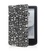 CONNECT IT Doodle pouzdro pro PocketBook 629/634, DOODLE-ČERNÁ