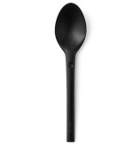 REFORK - Lžíce z přírodního materiálu, black, 25ks