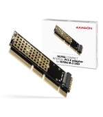 AXAGON PCEM2-1U, PCIe x16/x8/x4 - M.2 NVMe M-key slot adaptér, 1U