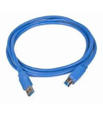 GEMBIRD Kabel USB A-B 3m 3.0, modrý