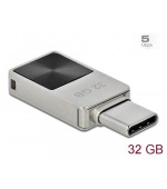 Delock Mini Flash disk USB 3.2 Gen 1, USB-C™, 32 GB - kovový kryt