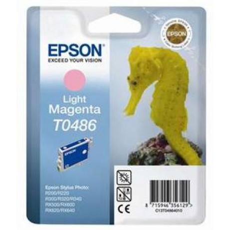 EPSON Ink ctrg Light Magenta RX500/RX600/R300/R200 T0486
