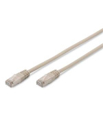Digitus Propojovací kabel CAT 5e F-UTP, Cu, PVC AWG 26/7, délka 30 m, barva šedá