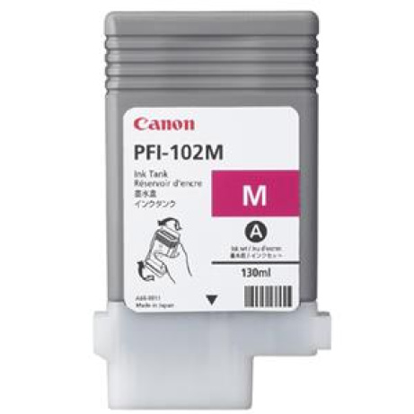 Canon cartridge PFI-102M iPF-500, 60x0, 70xx, LP-xx (PFI102M)/magenta/130ml