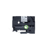 Brother - FLE2511, černá / bílá (24mm, nelaminovaný praporek)