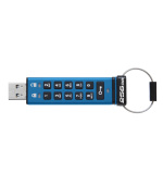 Kingston IronKey Keypad 200/256GB/USB 3.2/USB-A/Modrá