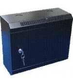 10" rack jednodílný 6U/140 DATACOM černý plech.dv.