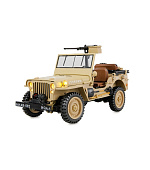 Jeep Willys MB Scale RC Crawler 4WD 1:14 RTR písková