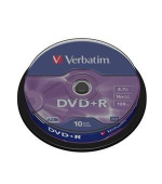 VERBATIM DVD+R AZO 4,7GB, 16x, spindle 10 ks