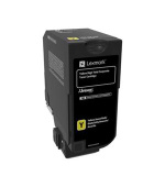 Lexmark toner 74C2HYE / Yellow / 12 000 stran / corporate