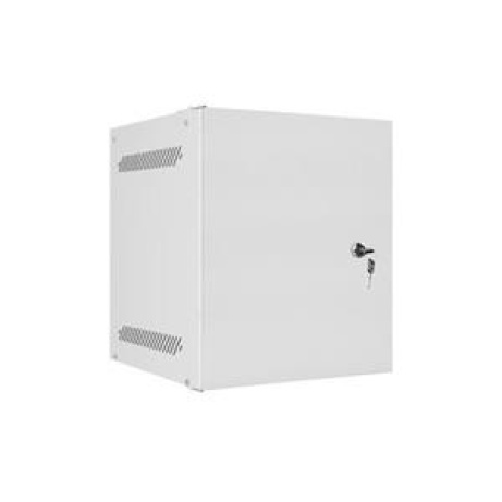LANBERG RACKOVÁ SKŘÍŇ 10" PRO MONTÁŽ NA STĚNU 6U/280X310 PRO VLASTNÍ MONTÁŽ S KOVOVÝMI DVEŘMI ŠEDÁ  (PLOCHÉ BALENÍ)