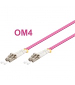 Optický patch kabel duplex LC-LC 50/125 MM 15m OM4