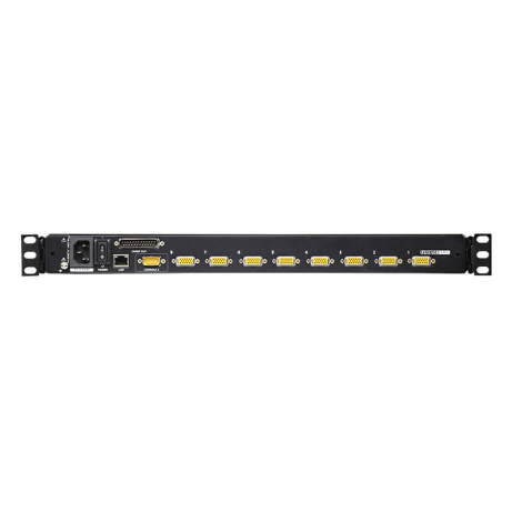 ATEN CL5708IN 8-Port PS/2-USB VGA 19" LCD KVM over IP Switch with Daisy-Chain Port and USB Peripheral Support