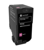 Lexmark CS720, CS725, CX725 Magenta Return Programme Toner Cartridge - 3 000 stran