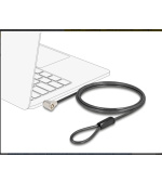 Navilock Zabezpečovací kabel na laptop se zámkem na klíč pro standardní slot Kensington - krátká zamykací hlava