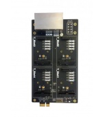 Yeastar EX08 karta, 8 portů, 4 pozice pro S2, O2, SO, BRI, GSM