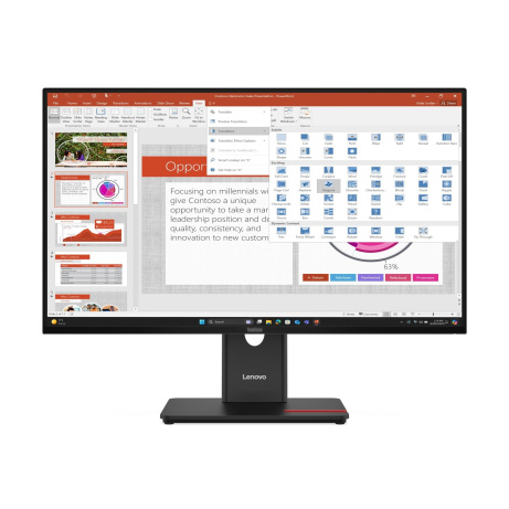 Lenovo ThinkVision/T27-40/27"/IPS/FHD/120Hz/4ms/Black/3R