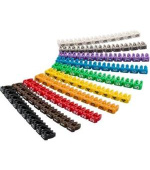 goobay Označovací klipy na kabel do průměru 4-6mm, 10x10ks, čísla