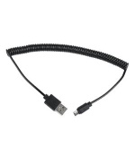 GEMBIRD CABLEXPERT Kabel USB A Male/Micro USB Male 2.0, 1,8m, Black, kroucený
