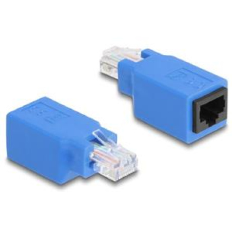 Delock Rollover adaptér RJ45 ze zástrčky na zásuvku