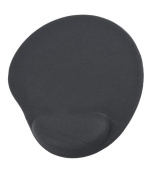 GEMBIRD Podložka pod myš ERGO gelová MAXI černá