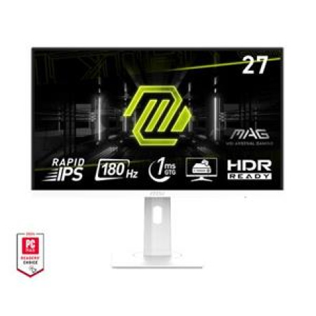 MSI Gaming monitor MAG 274PFW 27" Rapid IPS/FHD/1ms/2xHDMI/DP/Výškově nastavitelný/Pivot/bílá
