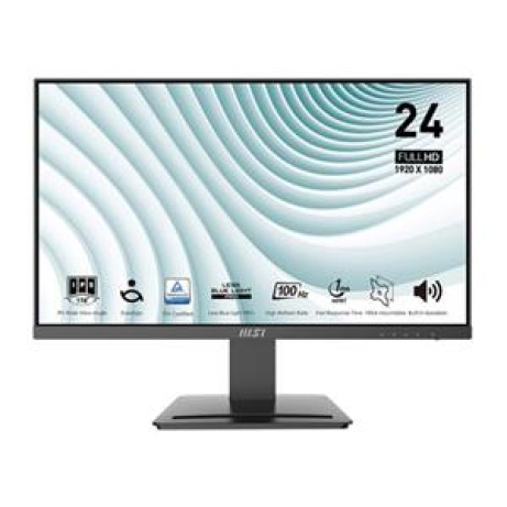 MSI monitor PRO MP243X 23,8" IPS/FHD/100Hz/1ms/HDMI/DP/černá