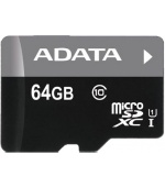 Adata/micro SD/64GB/UHS-I U1 / Class 10/+ Adaptér