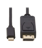 Adaptér USB-C / DisplayPort BiDirect, uzamykatelný konektor, 4K 60Hz, HDR (Samec/Samec), kabel 1.8m