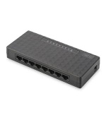 DIGITUS Rychlý ethernetový přepínač 8 portů, nespravovaný, desktop