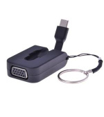 PremiumCord Adaptér USB 3.1 Typ-C male na VGA female,zasunovací kabel a kroužek na klíče