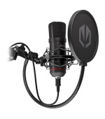 Endorfy mikrofon Solum/streamovací/nastavitelné rameno/pop-up filtr/3,5mm jack/USB-C/USB-A