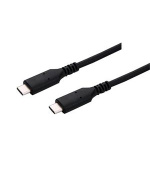 C-TECH Kabel USB 4.0, Type-C (CM/CM), PD 100W, 40Gbps, 0,5m, černý