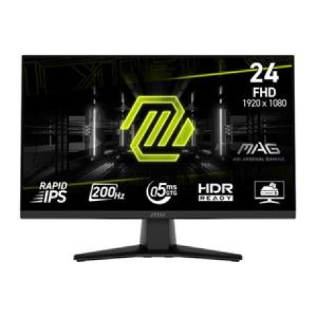 MSI MAG 242F gaming monitor 23,8" Rapid IPS/FHD/200Hz/0,5ms/HDMI/DP/černá