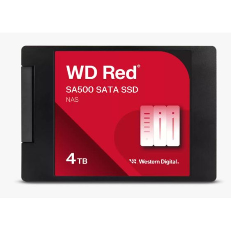 WD Red SA500 POWERED BY SANDISK/4TB/SSD/2.5"/SATA/5R
