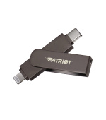 Patriot iLuxe Stick C MFi/1TB/USB 3.2/Lightning + USB-C/Černá