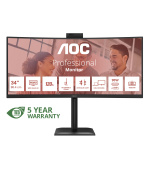 AOC/CU34E4CW/34"/VA/wQHD/120Hz/4ms/Černá/5R