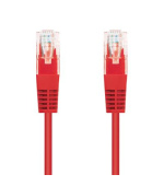 Kabel C-TECH patchcord Cat5e, UTP, červený, 0,25m