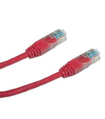 DATACOM Patch cord UTP CAT6 0,25m červený