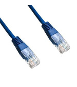 DATACOM Patch cord UTP CAT6 0,5m modrý