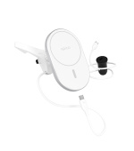 Epico Ellipse MagSafe Car Charger - stříbrná