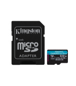 Kingston Canvas Go Plus A2/Micro SDXC/512GB/UHS-I U3 / Class 10/+ Adaptér