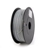 GEMBIRD Tisková struna (filament) , PLA PLUS, 1,75mm, 1kg, šedá