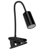 CONNECT IT CLIP 2 stolní Led lampička s klipem, baterie,USB-C, ČERNÁ